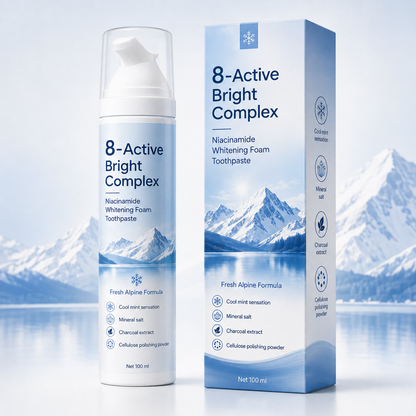 [Professional Grade] Niacinamide Foaming Toothpaste 8X